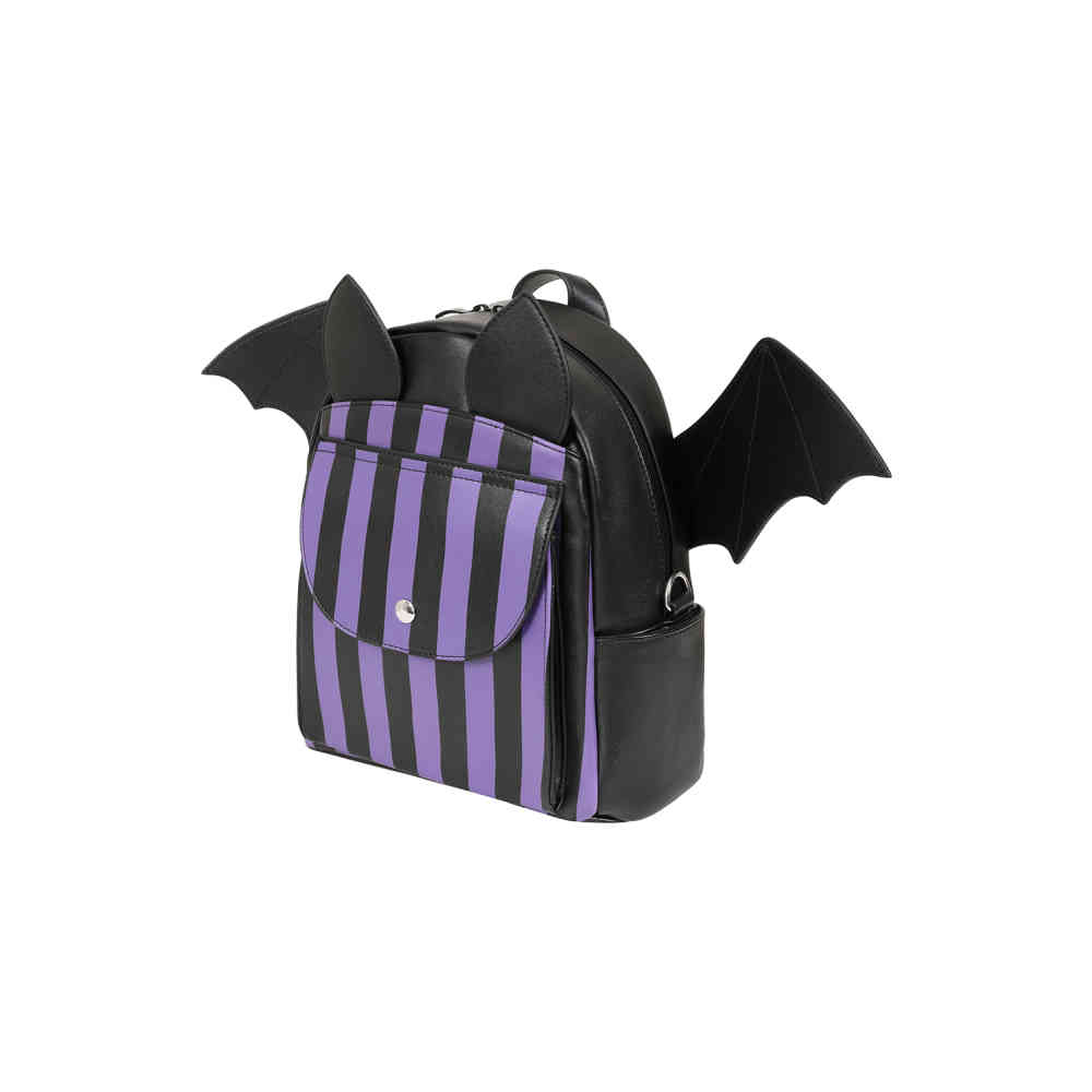 Banned - Nightfall Bat Backpack - Purple/Black